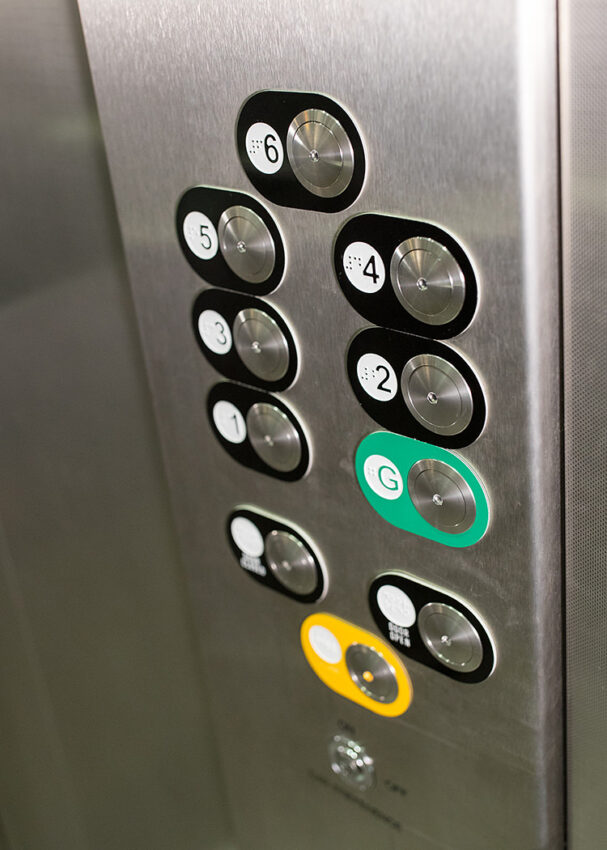 Lift Installation Nottingham Arena Premier Inn, Lift control panel