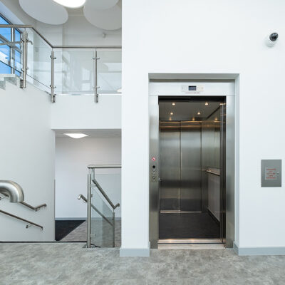 Lift installation in Romford, Essex at Broadford Primary school by MV Lifts