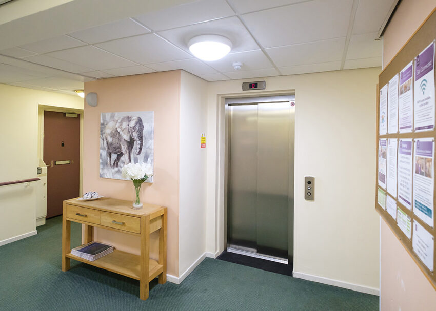 Lift Installation for Anchor Housing at Ranulph court salford, greater manchester lift doors