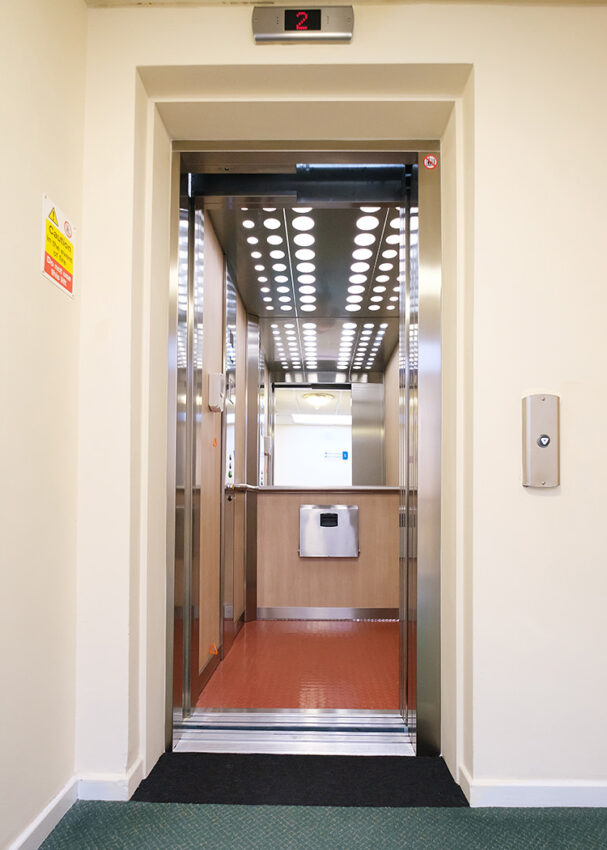 Lift Installation for Anchor Housing at Ranulph court salford, greater manchester lift interior