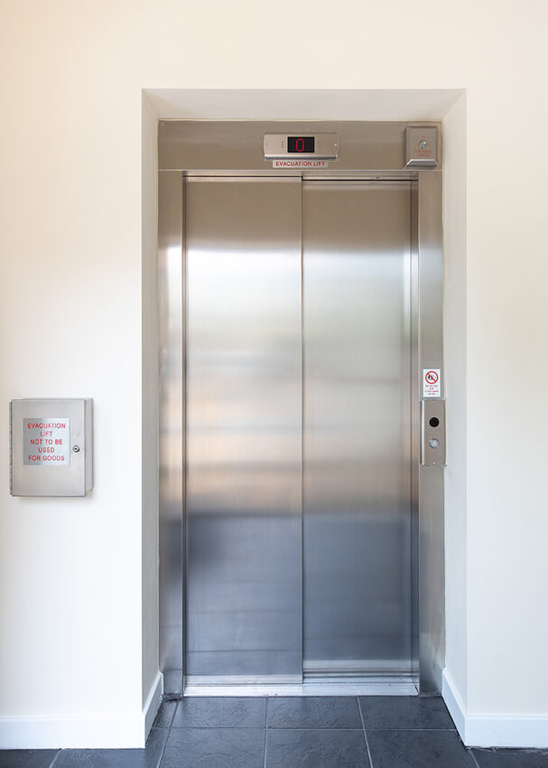 Lift Installation at Blackfriars Cambridge, lift doors