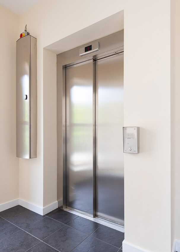 Lift Installation at Blackfriars Cambridge, lift control panel