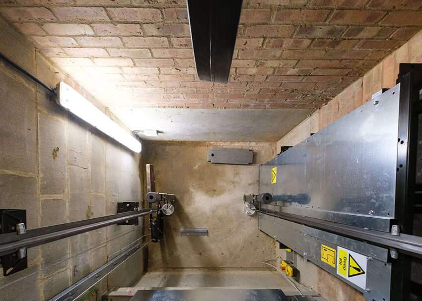 Lift Installation Cambridgeshire at st Neots Library, lift pit
