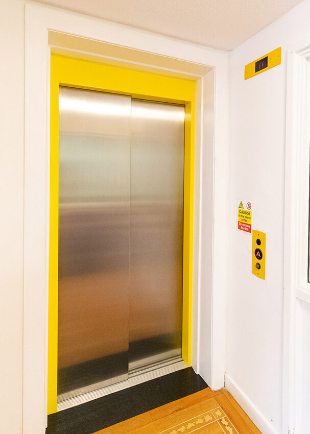 Lift Installation Israel Seiff manchester, stainless steel lift doors