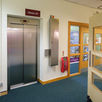 Lift Replacement Cambridge ely library lift doors