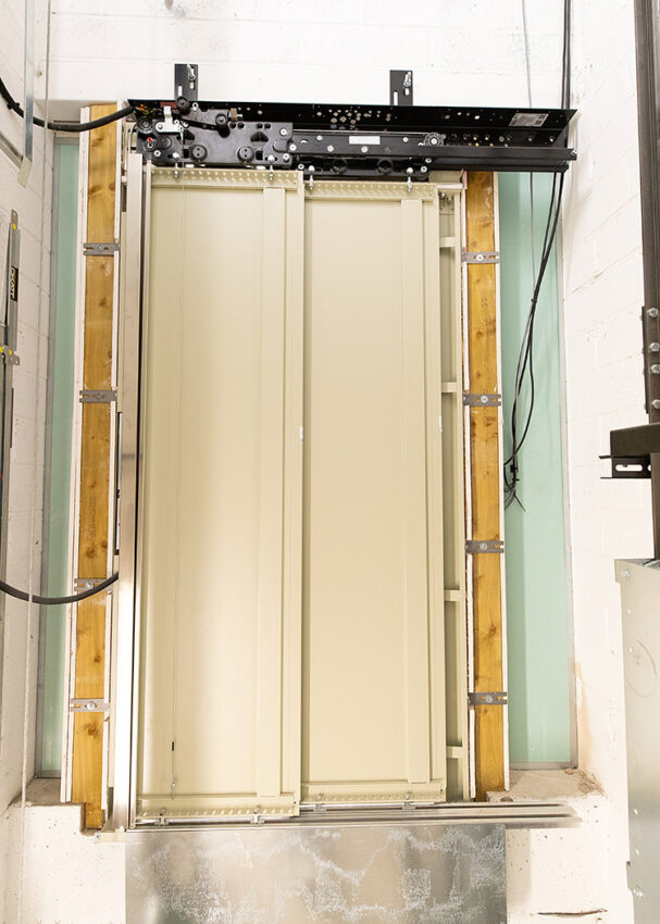 Lift Installation Loughborough University at Rolls Royce University Technology Centre (UTC), lift fire proof doors