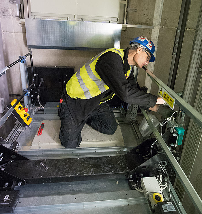 Lolor lift inspection by MV Lifts Nottingham