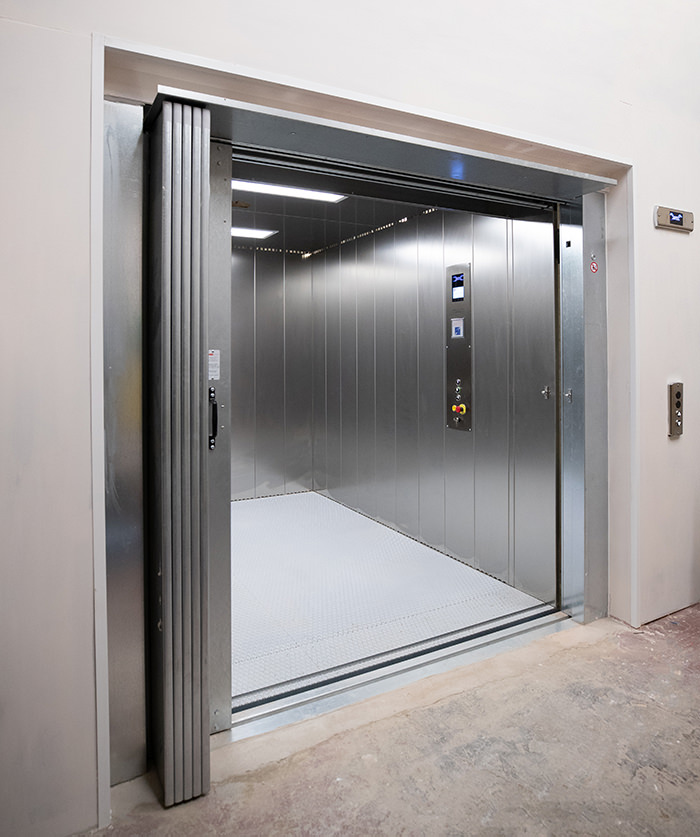 Lift Installation for the British Heart foundation sheffield by MV Lifts
