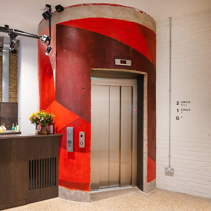 Lift Installation, Donmar warehouse theatre , MV Lifts