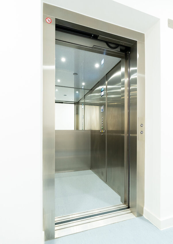 lift installation for Northampton town council carried out by MV Lifts