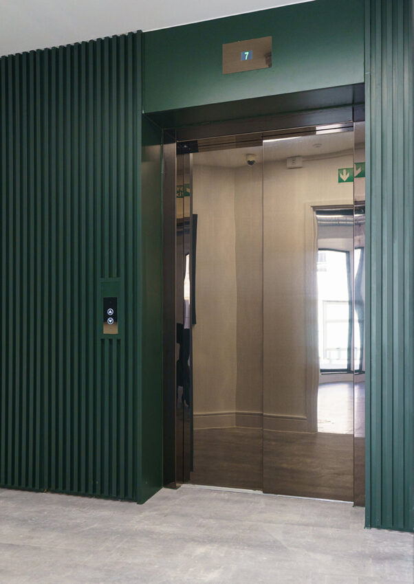 Lift installation central London by MV Lifts