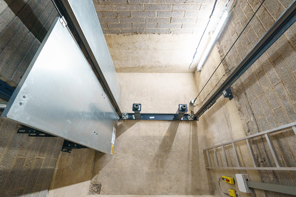 Lift Installation Worcester University by MV Lifts
